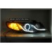AUTOLAMP CCFL LED HEAD LIGHTS VER.2 (BLACK BEZEL) FOR KIA FORTE / KOUP 2009-12 MNR